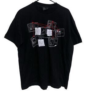 One Juniper Creates Cheesy HFJ  'The Notes T-Shirt Mens Size L